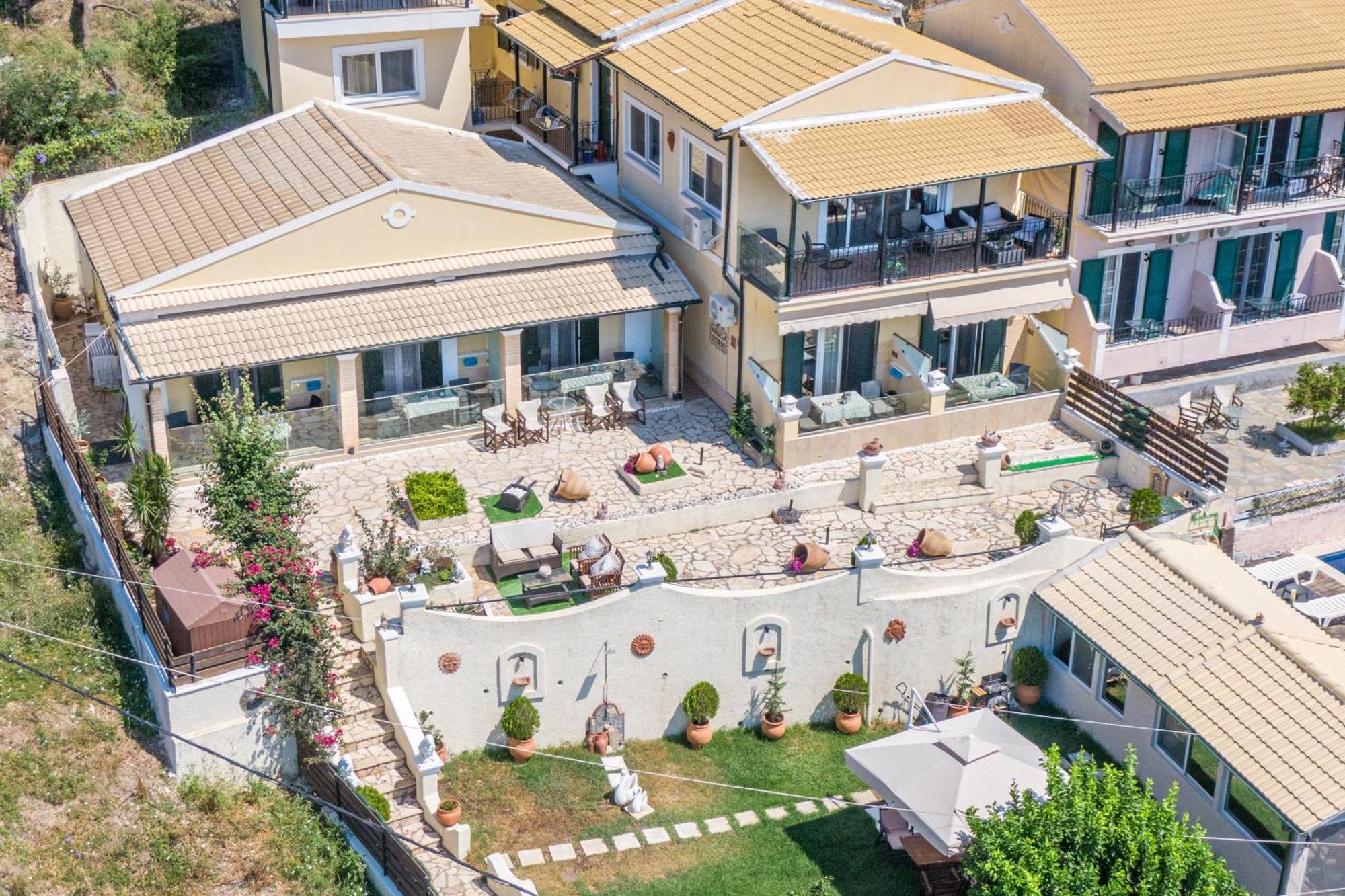 Villa Angela Panorama Paleokastritsa Exterior foto