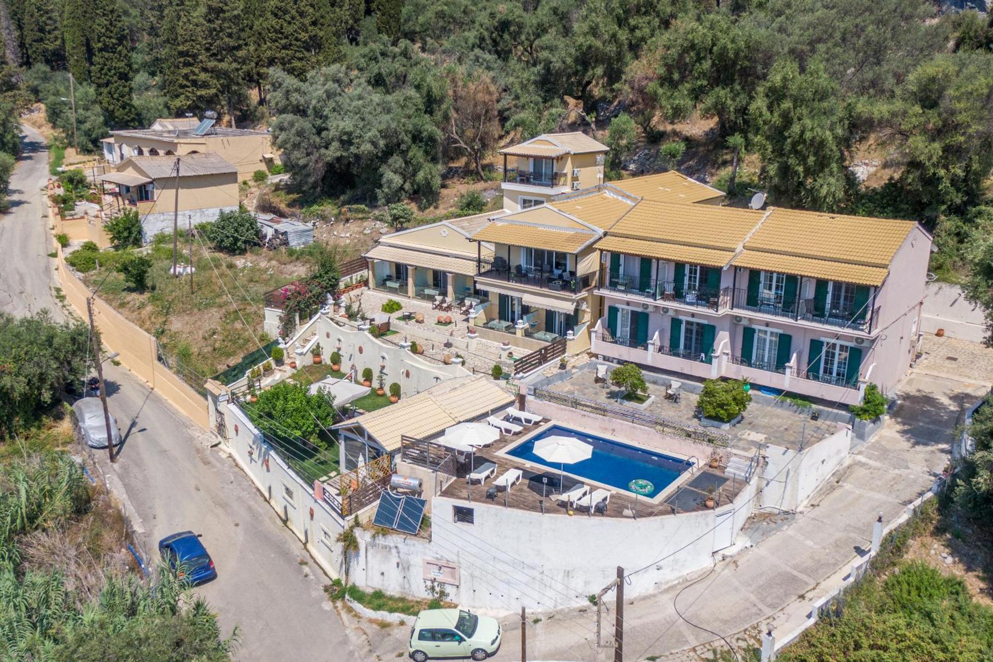 Villa Angela Panorama Paleokastritsa Exterior foto